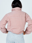 Polly Puffer Jacket Dusty Pink