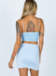 Freya Mini Skirt Blue