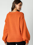 Harmony Knit Jumper Orange