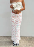 Stephie Maxi Skirt White