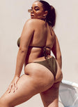 Kaila Bikini Bottom Chocolate Curve