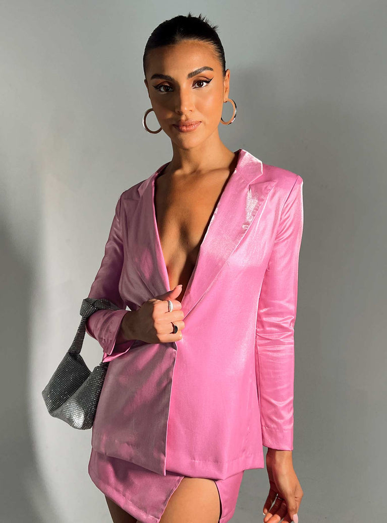 Ayres Blazer Jacket Pink