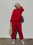 Meika Sweatshirt Red