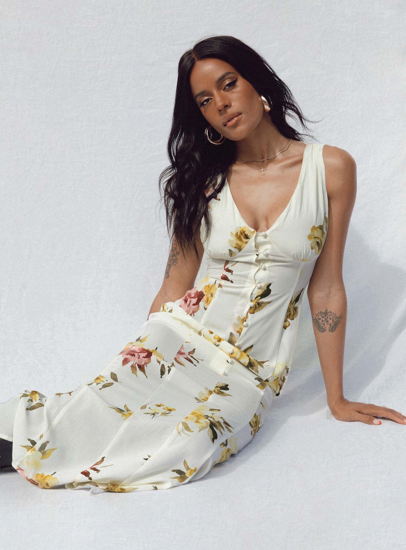 Malibu floral 2024 maxi dress