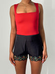 Floreto Bloomer Shorts Black