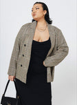 Mrs Nancy Blazer Beige Curve