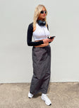 Crosswalk Maxi Skirt Slate