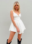 Scarlett Mini Dress White