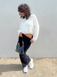 Calvary Sweater White Princess Polly  Cropped 