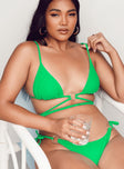 Bella Bikini Top Neon Green