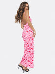 Cherry Dream Maxi Dress Pink