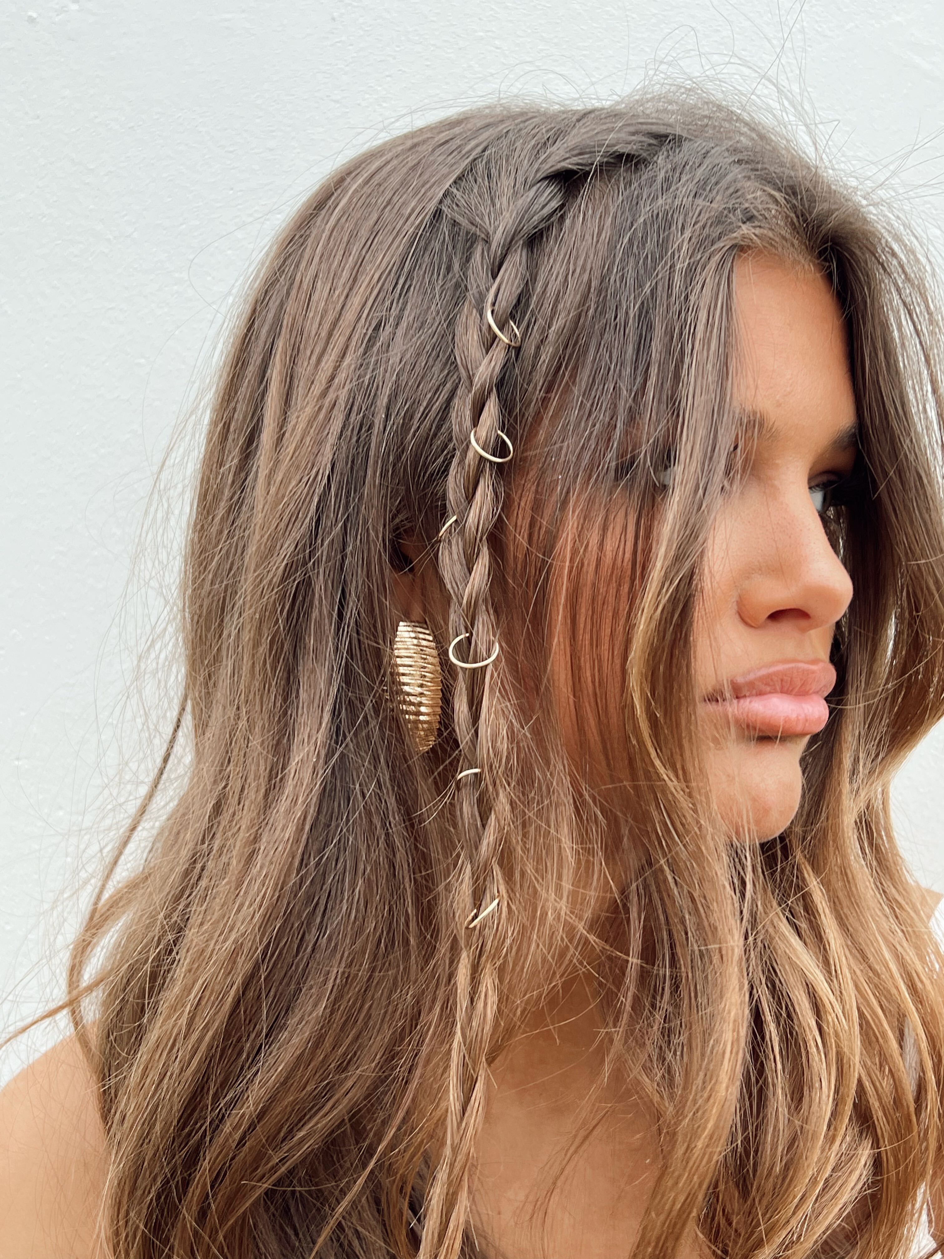 100PCS DIY WOMEN Girls Dreadlocks Beads Braided Hair Rings Accessories Clip  Pins £3.85 - PicClick UK