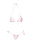 Jenner Triangle Bikini Top Cherry