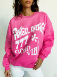 Match My Energy Crewneck Jumper/Sweater Pink