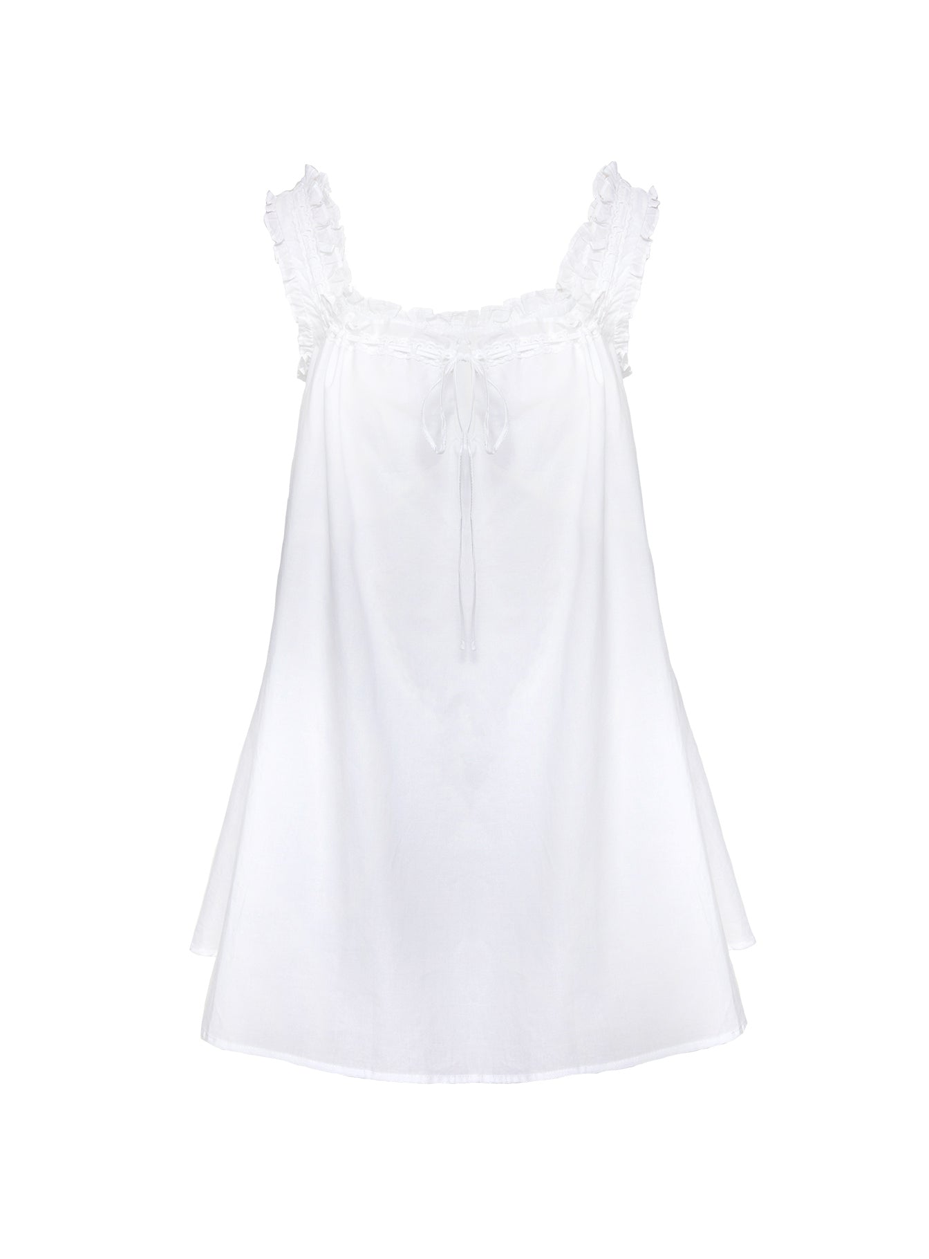 Collective Dress - Swing Mini Dress White third image