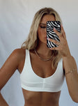 So Simple Bralette White