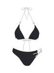 Stellie High Cut Bikini Bottom Black