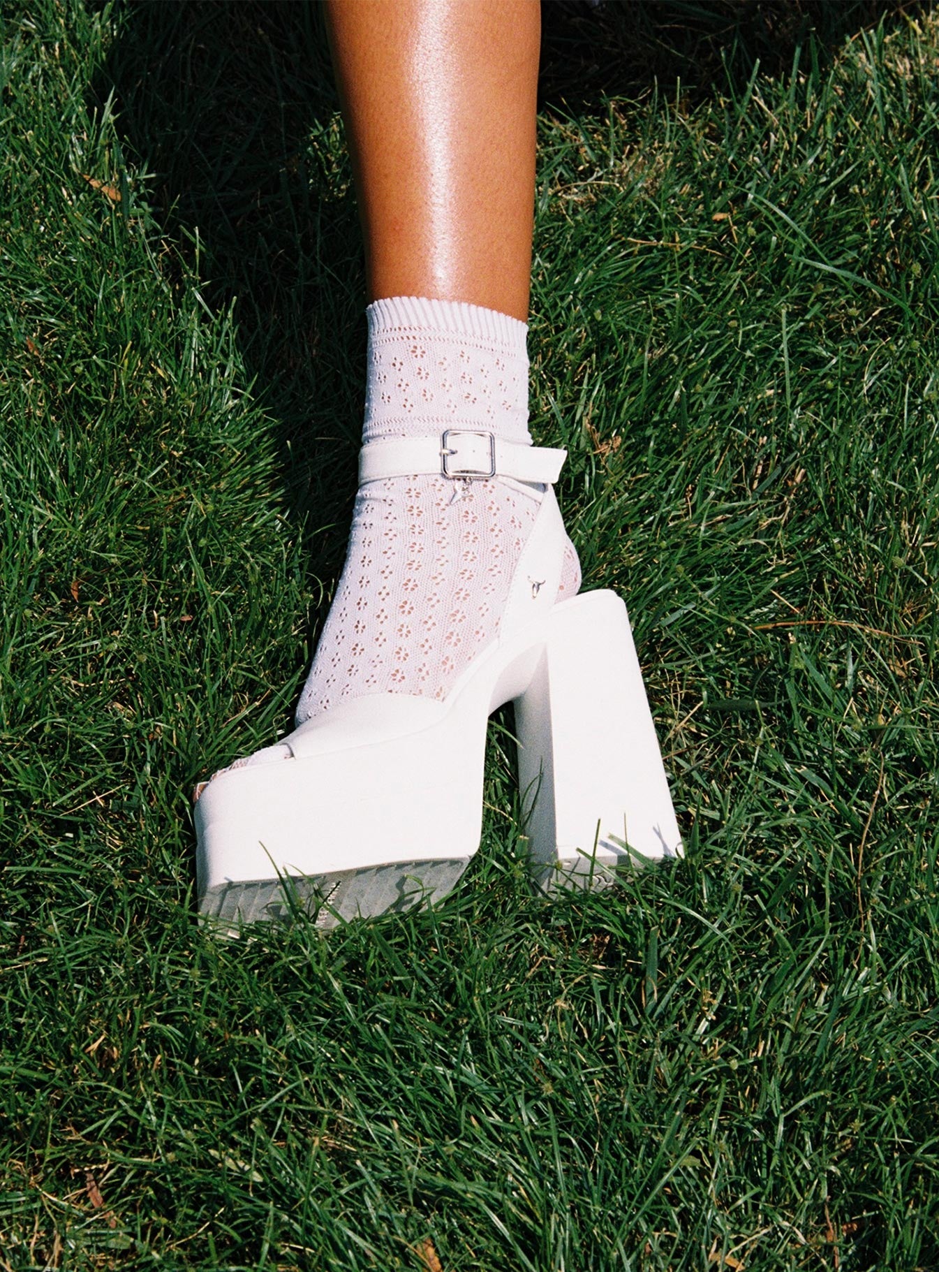 Windsor smith white heels discount